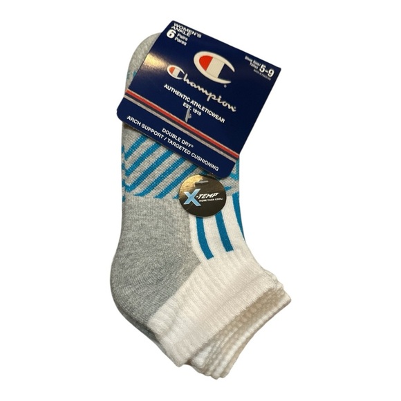 Champion Accessories - Champion Women’s X-Temp Ankle Socks – 6-Pack – Size 5-9 – NWT